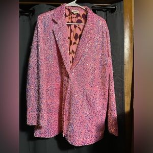 BIBI velvet sequin blazer